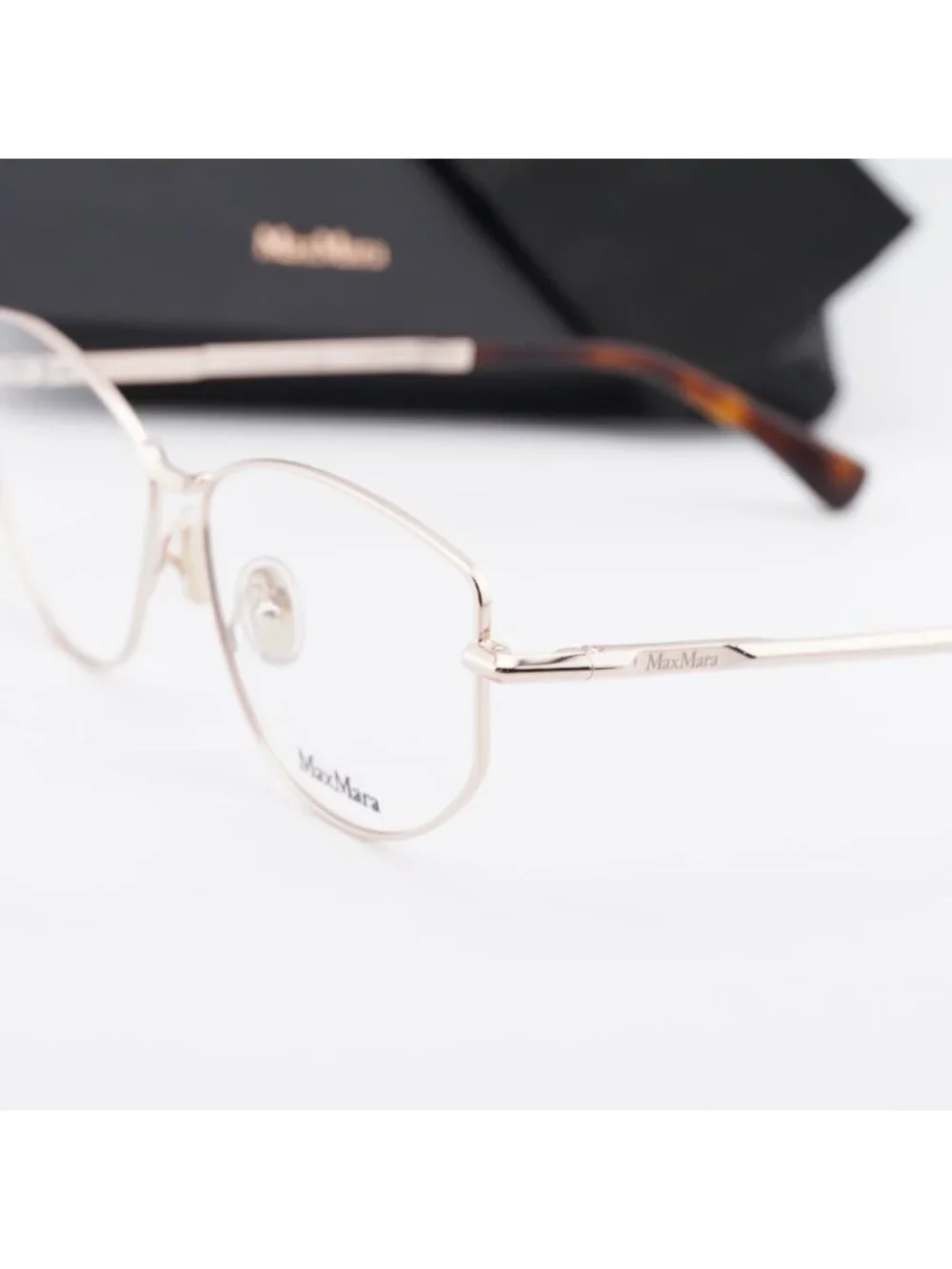 Max Mara MM5153 028 Oval Eyeglasses 55mm - Gold